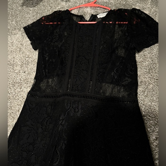 black maxi dress with shorts and bra built in - Picture 3 of 4
